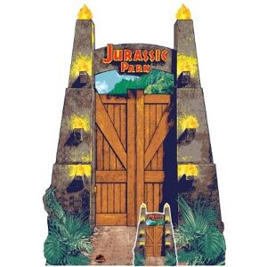 Iconicgreats - Jurassic Park Entrance Sign - Standee Iconicgreats - Jurassic Park Entrance Sign - Standee