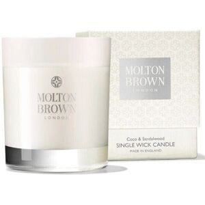 NEW MOLTON BROWN COCO & SANDALWOOD SINGLE WICK CANDLE 180G NEW MOLTON BROWN COCO & SANDALWOOD SINGLE WICK CANDLE 180G