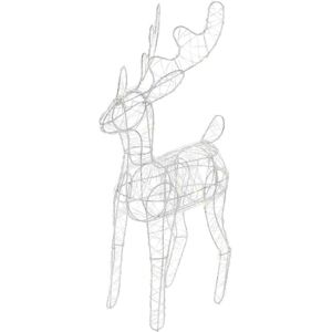 Koopman REINDEER 41CM WITH LED SILVER Koopman REINDEER 41CM WITH LED SILVER