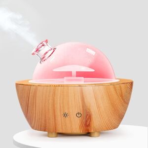 Unbranded Glass Essential Oil Diffuser Wood Grain Base 280ml Unbranded Glass Essential Oil Diffuser Wood Grain Base 280ml
