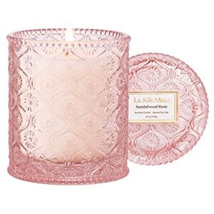 La Jolie Muse Scented Candle Gifts for Women, Pink Candles, Wedding Candles, San La Jolie Muse Scented Candle Gifts for Women, Pink Candles, Wedding Candles, San