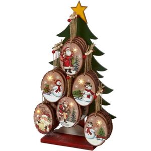Premier Santa And Snowman Christmas Tree Decoration Premier Santa And Snowman Christmas Tree Decoration