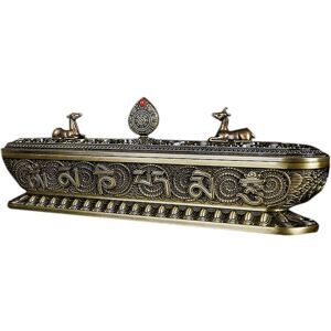 Tlily Tibet Incense Burner Antique Handmade Incense Stick Holder Teahouse Home Office Tlily Tibet Incense Burner Antique Handmade Incense Stick Holder Teahouse Home Office