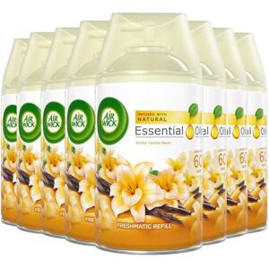 8 x Air Wick Freshmatic Max Automatic Spray Refill 250ml - Vanilla Bean 8 x Air Wick Freshmatic Max Automatic Spray Refill 250ml - Vanilla Bean