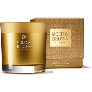MOLTON BROWN MESMERISING OUDH ACCORD & GOLD THREE WICK CANDLE 480G MOLTON BROWN MESMERISING OUDH ACCORD & GOLD THREE WICK CANDLE 480G