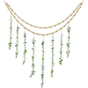 Jojomino Eucalyptus Boho Wall Decor Large Boho Bedroom Wall Hanging Wooden Bead Garland A Jojomino Eucalyptus Boho Wall Decor Large Boho Bedroom Wall Hanging Wooden Bead Garland A