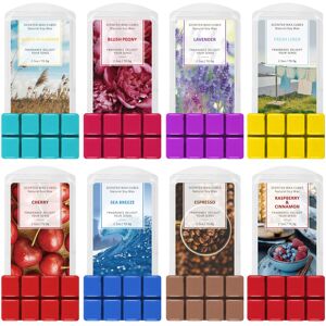 SCENTORINI Wax Melts, Scented Wax Cubes, Soy Wax Melt for Wax Burner 8 Pack x 70 g SCENTORINI Wax Melts, Scented Wax Cubes, Soy Wax Melt for Wax Burner 8 Pack x 70 g