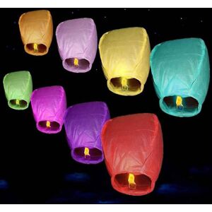 Unbranded Sky Lanterns Candle Lamp Kongming Lighting Flying Papers For Birthday Party Neww Unbranded Sky Lanterns Candle Lamp Kongming Lighting Flying Papers For Birthday Party Neww