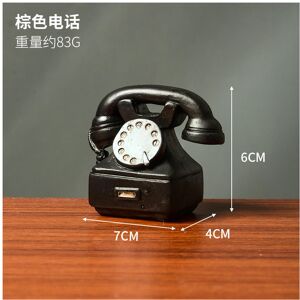 Unbranded (Brown phone) Nostalgic Retro Resin Swing Crafts, Home Decoration, Voices, Mini Unbranded (Brown phone) Nostalgic Retro Resin Swing Crafts, Home Decoration, Voices, Mini