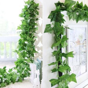 Deruxan 2pcs Artificial Ivy Garland Fake Ivy Garland Decorations Ivy leaves UV Resistant Deruxan 2pcs Artificial Ivy Garland Fake Ivy Garland Decorations Ivy leaves UV Resistant