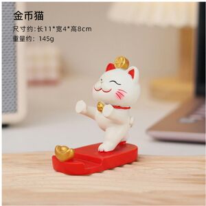 Unbranded (Support your mobile phone bracket) Cute Wealth Cat Resin Small Decoration Mobil Unbranded (Support your mobile phone bracket) Cute Wealth Cat Resin Small Decoration Mobil