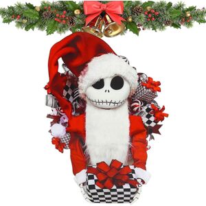 Unbranded Jack Skellington Nightmare Before Christmas Inspired Shabby Chic Rag Wreath Unbranded Jack Skellington Nightmare Before Christmas Inspired Shabby Chic Rag Wreath