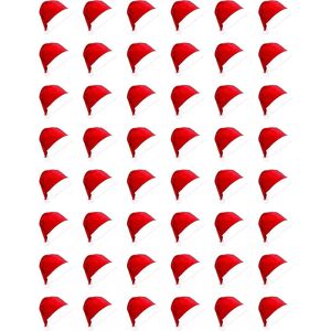Unbranded (Red-48pcs) 12pcs Santa Hats,comfortable Santa Hats Adult Bulk,red Classic Santa Unbranded (Red-48pcs) 12pcs Santa Hats,comfortable Santa Hats Adult Bulk,red Classic Santa