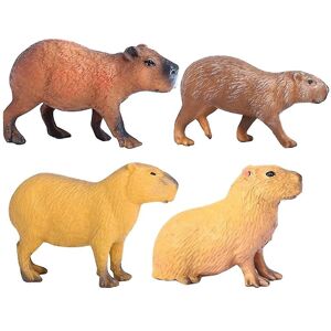Unbranded 4pcs Capybaras Figurine Wildlife Capybaras Craft Small Capybaras Decors Desktop Unbranded 4pcs Capybaras Figurine Wildlife Capybaras Craft Small Capybaras Decors Desktop