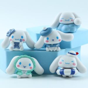 Unbranded 5pcs Sanrio Cinnamoroll Toy Cake Decorative Doll Cute Gift Pvc Material Cartoon Unbranded 5pcs Sanrio Cinnamoroll Toy Cake Decorative Doll Cute Gift Pvc Material Cartoon