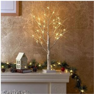 Vivo (Pre-Lit Twig Tree 2ft) Small Birch Twig Tree Pre-Lit 24 Warm White LED USB Batt Vivo (Pre-Lit Twig Tree 2ft) Small Birch Twig Tree Pre-Lit 24 Warm White LED USB Batt