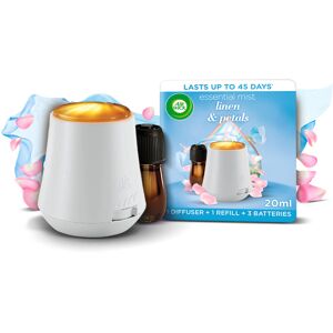 Air Wick Airwick Essential Mist Diffuser Kit, Linen & Petals,1 Device & 1 refill (20 ml), Air Wick Airwick Essential Mist Diffuser Kit, Linen & Petals,1 Device & 1 refill (20 ml),
