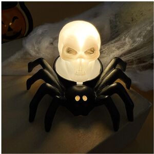 SRJ STAR (A) Halloween LED Candle Light Glow Spider Skull Lamp for Halloween Party Home B SRJ STAR (A) Halloween LED Candle Light Glow Spider Skull Lamp for Halloween Party Home B