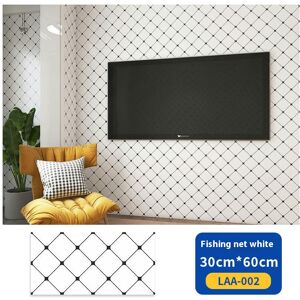 Unbranded (Fishing net, 30cm width*60cm long (thickened self -containing glue)) 6 grid wal Unbranded (Fishing net, 30cm width*60cm long (thickened self -containing glue)) 6 grid wal