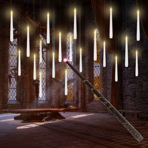 YETP STAR (Warm White Light, 20pcs) Flameless Taper Floating Candles With Magic Wand Remot YETP STAR (Warm White Light, 20pcs) Flameless Taper Floating Candles With Magic Wand Remot