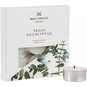 Wax Lyrical Fresh Eucalyptus Pack of 9 Tealights Wax Lyrical Fresh Eucalyptus Pack of 9 Tealights