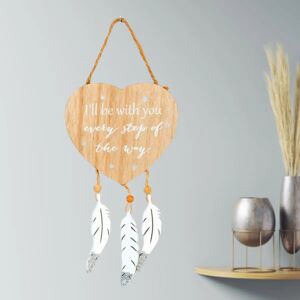 WIDDOP and Co. In Loving Memory Of Family Wooden Hanging Heart Memorial Plaque Love Heaven Sign WIDDOP and Co. In Loving Memory Of Family Wooden Hanging Heart Memorial Plaque Love Heaven Sign