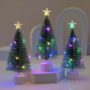 Unbranded Small Mini Christmas Tree With LED Lights Xmas Tabletop Artificial Ornament Gift Unbranded Small Mini Christmas Tree With LED Lights Xmas Tabletop Artificial Ornament Gift