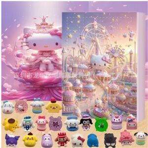 SKESRJTOP (Hello kitty) New Sanrio Kt Cat Christmas Countdown Surprise Calendar 24 Pieces SKESRJTOP (Hello kitty) New Sanrio Kt Cat Christmas Countdown Surprise Calendar 24 Pieces