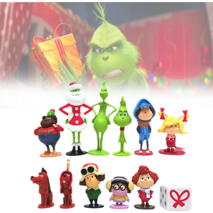 Unbranded 12pics The Grinch Plastic Model Toy Doll Cake Desktop Decoration Collection Gift Unbranded 12pics The Grinch Plastic Model Toy Doll Cake Desktop Decoration Collection Gift