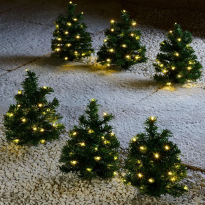 Unbranded Set of 6 Led Lighted Christmas Pine Tree Light for Outdoor Garden Path Unbranded Set of 6 Led Lighted Christmas Pine Tree Light for Outdoor Garden Path