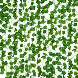 Pelle & Sol 12-Pack Ivy Garland Artificial Plants - Fake Ivy Fake Vines Artificial Ivy UV Re Pelle & Sol 12-Pack Ivy Garland Artificial Plants - Fake Ivy Fake Vines Artificial Ivy UV Re