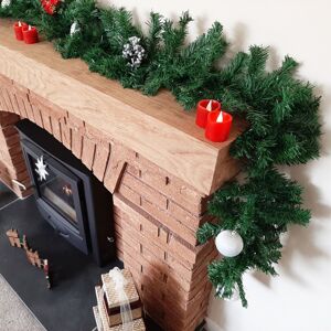 Premier Plain Artificial Green Christmas Garland 2.7M 9ft Staircase Premier Plain Artificial Green Christmas Garland 2.7M 9ft Staircase