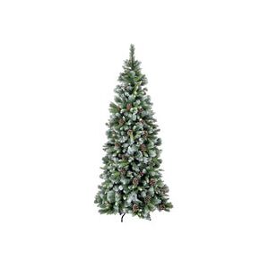 Snow Time Frosted Glacier Christmas Tree with Pine Cones - 7ft/210cm Snow Time Frosted Glacier Christmas Tree with Pine Cones - 7ft/210cm