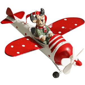 Unbranded (B) Iron Christmas Creative Pendant Santa Claus Elk Airplane Christmas Tree Hang Unbranded (B) Iron Christmas Creative Pendant Santa Claus Elk Airplane Christmas Tree Hang