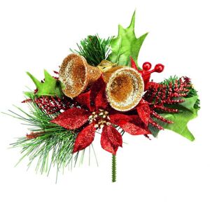 Premier Poinsettia Pick Christmas Decoration Premier Poinsettia Pick Christmas Decoration