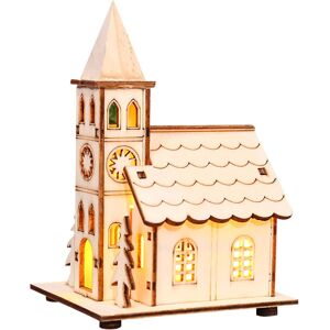 Brand: SO-buts christmas decorations Wooden Christmas Village Village House With Led Lights Warm White Decoration Bat Brand: SO-buts christmas decorations Wooden Christmas Village Village House With Led Lights Warm White Decoration Bat