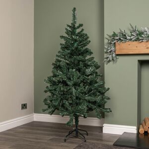 Samuel Alexander 5ft (1.5m) Green Christmas Tree with Green Metal Stand and 329 Tips Samuel Alexander 5ft (1.5m) Green Christmas Tree with Green Metal Stand and 329 Tips