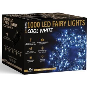 Unbranded (1000 LED, Cool White) Christmas tree fairy lights, 1000 LEDs, 50 meters long, c Unbranded (1000 LED, Cool White) Christmas tree fairy lights, 1000 LEDs, 50 meters long, c