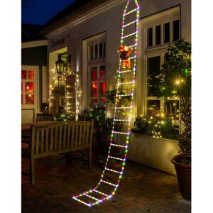 Unbranded (Multicolor) 9.9Ft Christmas Ladder Lights With Santa Claus - 338 LED Christmas Unbranded (Multicolor) 9.9Ft Christmas Ladder Lights With Santa Claus - 338 LED Christmas