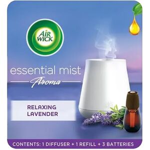 Air Wick Essential Mist Starter Kit Diffuser + 1 Refill Lavender and Air Wick Essential Mist Starter Kit Diffuser + 1 Refill Lavender and