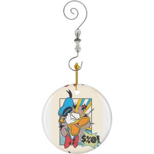 Famgem (Donald Duck Vintage 90s-4400) Christmas Ornaments Ceramic Charm with Hook Cryst Famgem (Donald Duck Vintage 90s-4400) Christmas Ornaments Ceramic Charm with Hook Cryst