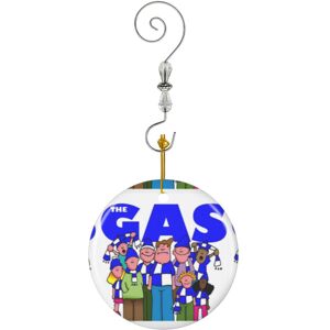 Famgem (Bristol Rovers-2849) Christmas Ornaments Ceramic Charm with Hook Crystal Handma Famgem (Bristol Rovers-2849) Christmas Ornaments Ceramic Charm with Hook Crystal Handma