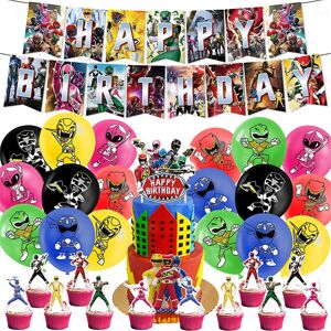 Unbranded Power Rangers Theme Birthday Party Supplies Decoration Banner Balloons Cake Cupc Unbranded Power Rangers Theme Birthday Party Supplies Decoration Banner Balloons Cake Cupc