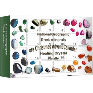 Unbranded Healing Crystal Advent Calendar, Pebble Countdown Calendar 24 Pieces Unbranded Healing Crystal Advent Calendar, Pebble Countdown Calendar 24 Pieces