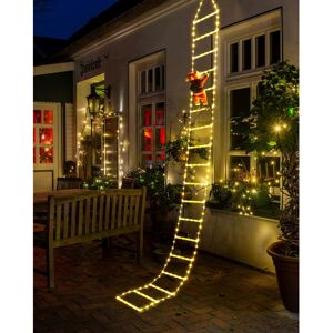 Unbranded 9.9Ft Christmas Ladder Lights With Santa Claus - 338 LED Christmas Lights, 8 Mod Unbranded 9.9Ft Christmas Ladder Lights With Santa Claus - 338 LED Christmas Lights, 8 Mod