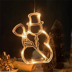 winwin (Snowman) Novelty Christmas Window Decoration Hanging Lights winwin (Snowman) Novelty Christmas Window Decoration Hanging Lights