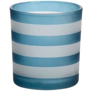 Yankee Candle Coastal Stripe Votive Dark Blue Holder Yankee Candle Coastal Stripe Votive Dark Blue Holder