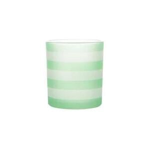 Yankee Candle Coastal Stripe Votive Green Holder Yankee Candle Coastal Stripe Votive Green Holder