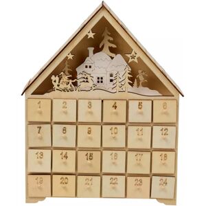 URBN Living 3D Wooden Winter House Advent Calendar Christmas Xmas Scene LED Light Date Boxes URBN Living 3D Wooden Winter House Advent Calendar Christmas Xmas Scene LED Light Date Boxes