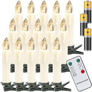 Unbranded 40x Led Christmas Candles, Wireless White Hot Christmas Tree Candles, With Remot Unbranded 40x Led Christmas Candles, Wireless White Hot Christmas Tree Candles, With Remot